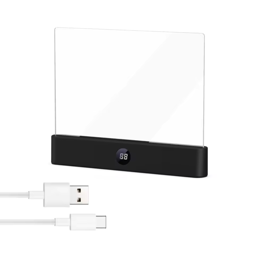 LED panel with eye protection